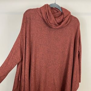 Akira Chicago Flowy Turtleneck Sweater